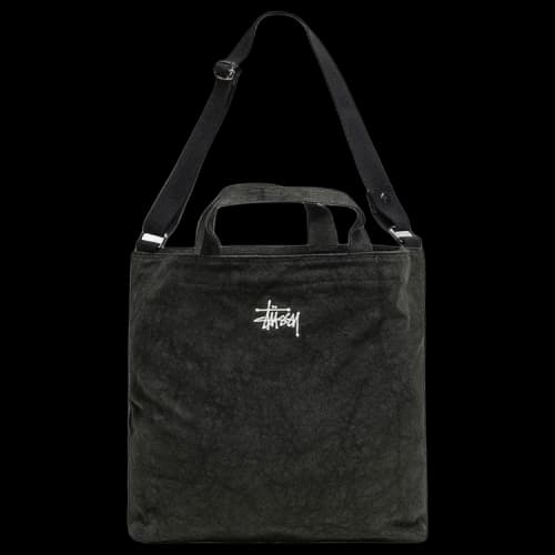 Stussy Needle Punch Crossbody Bag 'Washed Black'