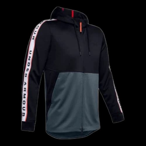 Under Armour Alphabet Printing Hooded Jacket Black Gray