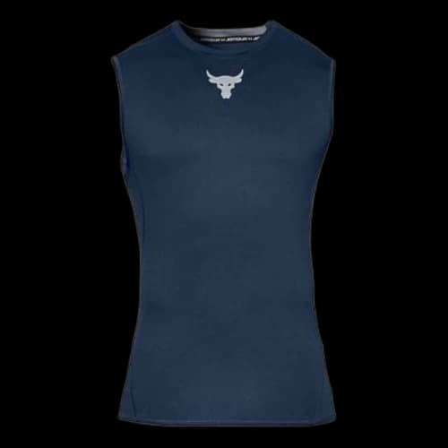 Under Armour Project Rock HeatGear Tank 'College Navy'