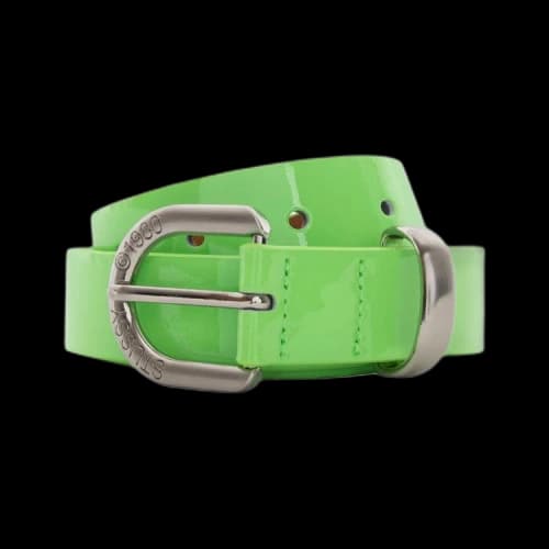 Stussy Patent Leather Belt 'Green'