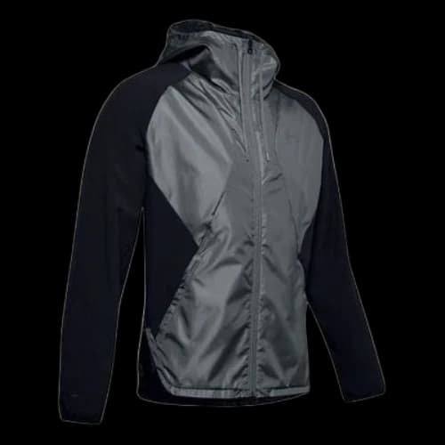 Under Armour Stretch Woven Hooded Jacket 'Grey Black'