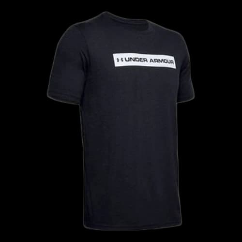 Under Armour UA Bar Originators Training Sports Breathable Short Sleeve Couple Style Black