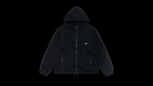 Stussy Layered Mesh Hooded Jacket Black