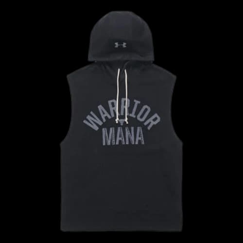 Under Armour Project Rock Training Sports hooded Sleeveless Black