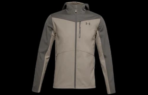 Under Armour ColdGear Training Sports Jacket Brown