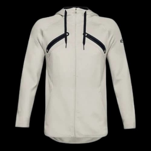 Under Armour Curry Stealth Basketball Sports Hooded Jacket White