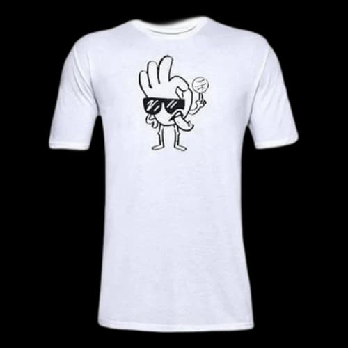 Under Armour SC30 Freehand Eddy Basketball Sports Short Sleeve White