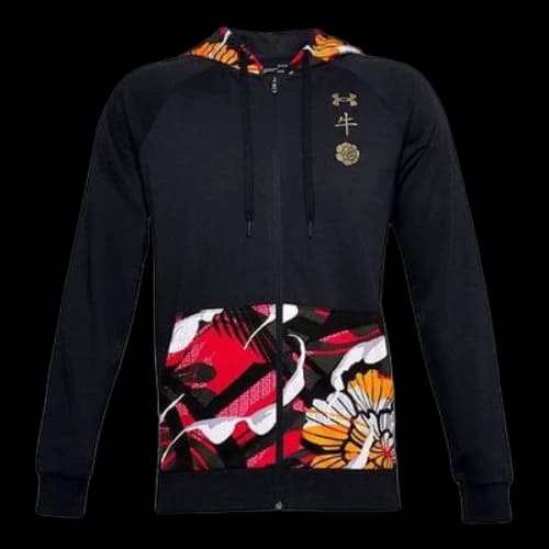Under Armour Rival CNY Fleece Full Zip Hoodie Jacket 'Black'