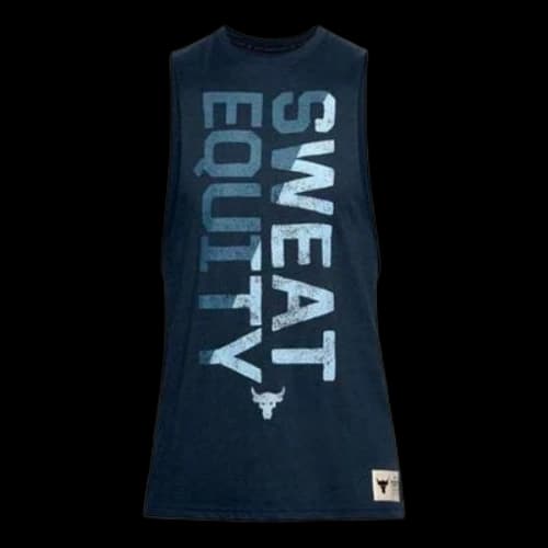 Under Armour Project Rock Tank Top 'College Navy'