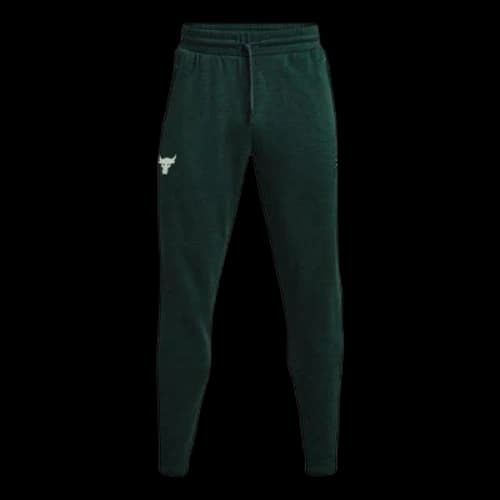 Under Armour Project Rock Charged Cotton Fleece Pants 'Green'