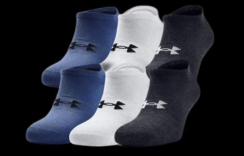 Under Armour Essentials No Show Socks (6 Pack) 'Multi-Color'