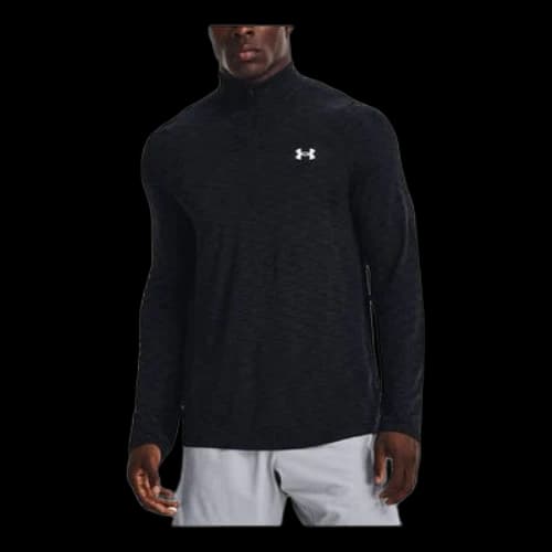 Under Armour Seamless 1/2 Zip Shirt 'Black'