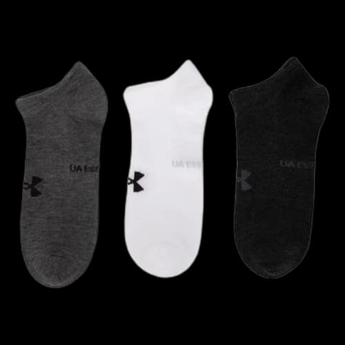 Under Armour Essential No Show Low Socks (3 Pack) 'Multi-Color'