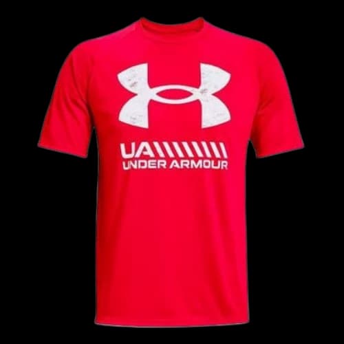 Under Armour Velocity Graphic Logo T-shirt 'Red White'