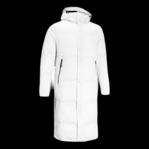 Under Armour Long Bench Fleece Down Jacket 'White'