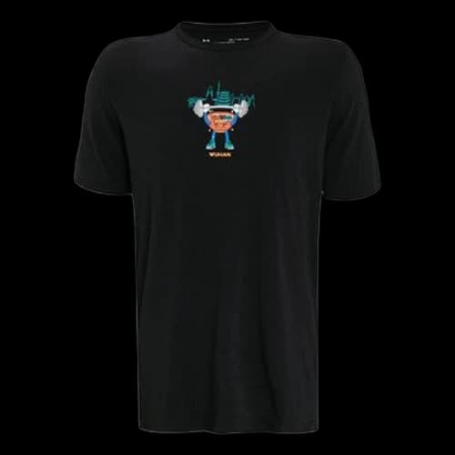 Under Armour Cartoon Short Sleeve Unisex Black