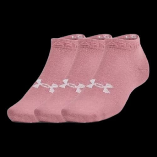 Under Armour Essential Low Cut Socks 3-Pack 'Pink'