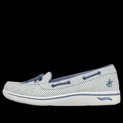 Skechers Arch Fit Uplift 'White Grey Blue' (Women's)