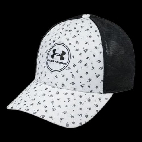 Under Armour Iso-Chill Driver Mesh Baseball Cap 'White Black'