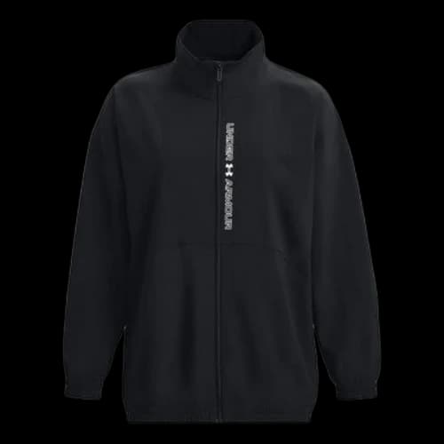 Under Armour Woven Full Zip Oversized Jacket 'Black' (Women's)