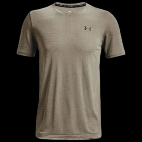 Under Armour Rush Seamless Geo Sport T-Shirt 'Olive Green'