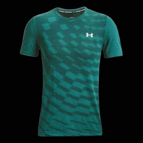 Under Armour Seamless Radial T-shirt 'Green Teal'