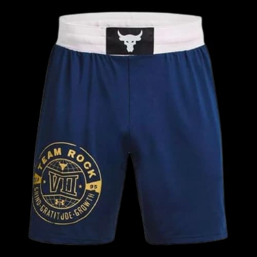 Under Armour Project Rock Training Boxing Shorts 'Blue'