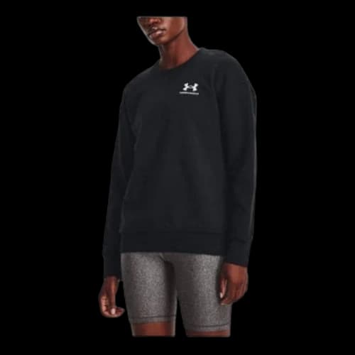 Under Armour Essential Fleece Crew Sweatshirt 'Black' (Women's)