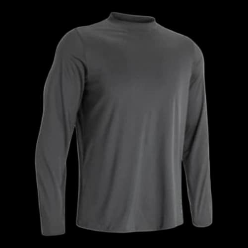 Under Armour Terrain Mock Long Sleeve T-shirt 'Black Grey'