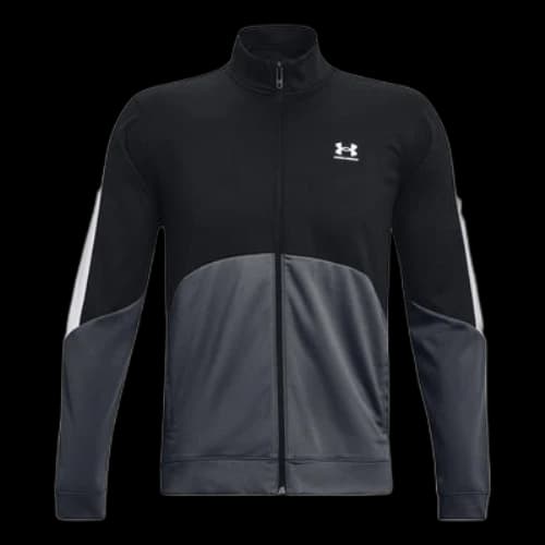 Under Armour Tricot Fashion Training Jacket 'Black Grey'