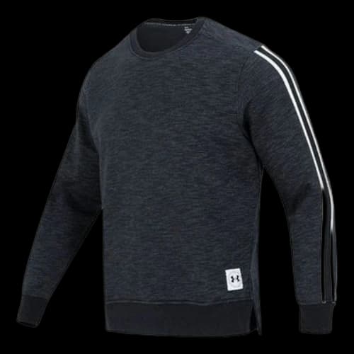 Under Armour Essential Fleece Heritage Crew Sweatshirt 'Black'