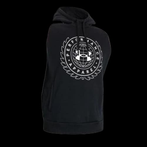 Under Armour Rival Varsity Fleece Hoodie 'Black White'