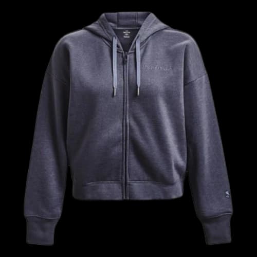 Under Armour Essential Script Full Zip Hooded Jacket 'Dark Grey' (Women's)