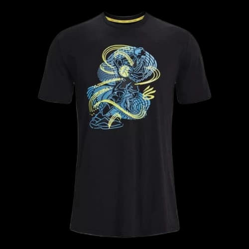 Under Armour Curry Animated Sketch T-Shirt 'Black'