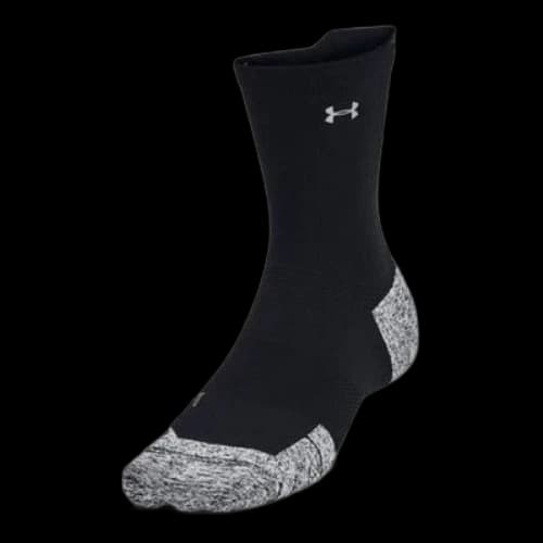 Under Armour ArmourDry Run Cushion Mid-Crew Socks 'Black Grey'
