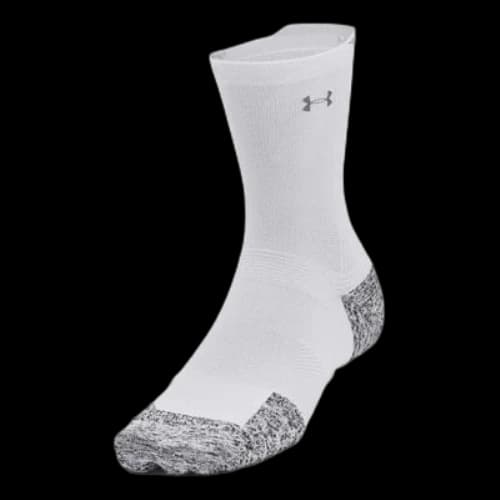 Under Armour ArmourDry Run Cushion Mid-Crew Socks 'White Grey'