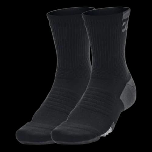 Under Armour Armourdry Playmaker Mid-Crew Socks 'Black'