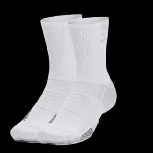 Under Armour Armourdry Playmaker Mid-Crew Socks 'White'