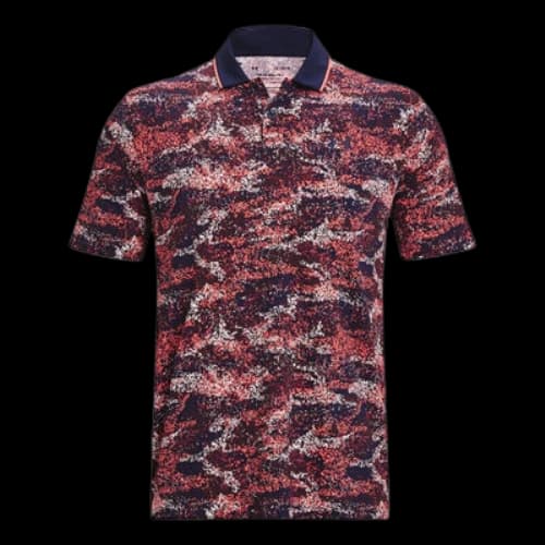 Under Armour Iso-Chill Edge Polo Shirt 'Red Navy'