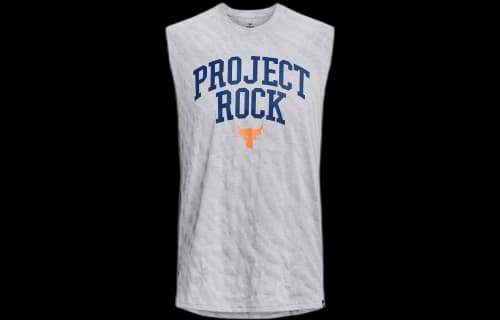 Under Armour Project Rock Sleeveless Tank 'Grey'
