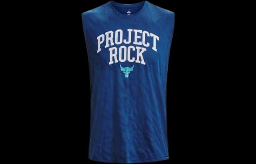 Under Armour Project Rock Sleeveless Tank 'Blue'