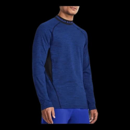 Under Armour ColdGear Twist Mock Long Sleeve T-shirt 'Blue'