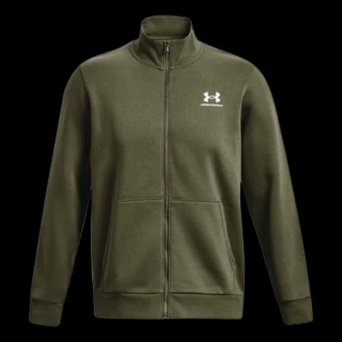 Under Armour Essential Fleece Track Jacket 'Olive Green'
