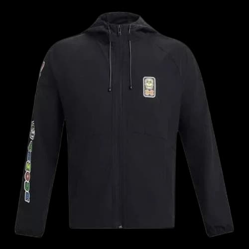 Under Armour Stretch Woven Day Of The Dead Windbreaker Jacket 'Black'