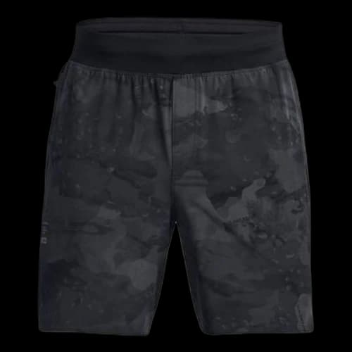 Under Armour Project Rock Unstoppable Camo Shorts 'Black Grey'