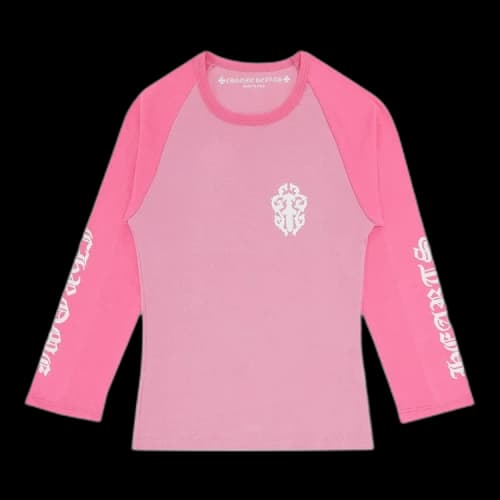 Chrome Hearts Dagger Long-Sleeve Tee 'Pink'