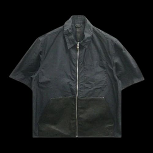 Chrome Hearts Nylon Leather Y NOT Shirt 'Black'