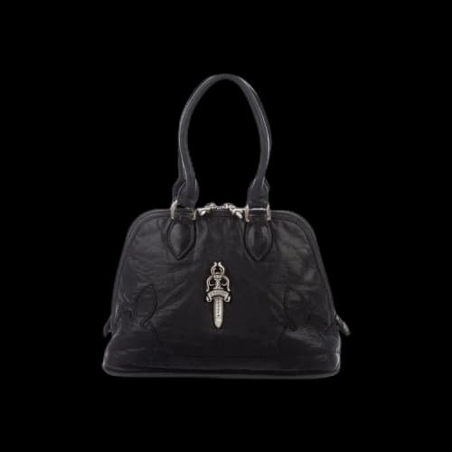 Chrome Hearts Leather Handle Bag 'Black'