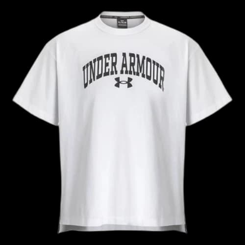 Under Armour APAC Half Sleeve Wordmark Logo T-shirt 'White'