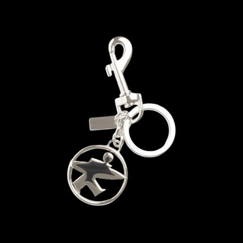 Stussy Surfman Keychain 'Silver'